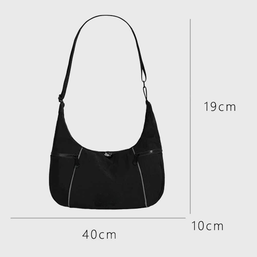 #129 Women's new leisure fashion zipper sports crossbody bag