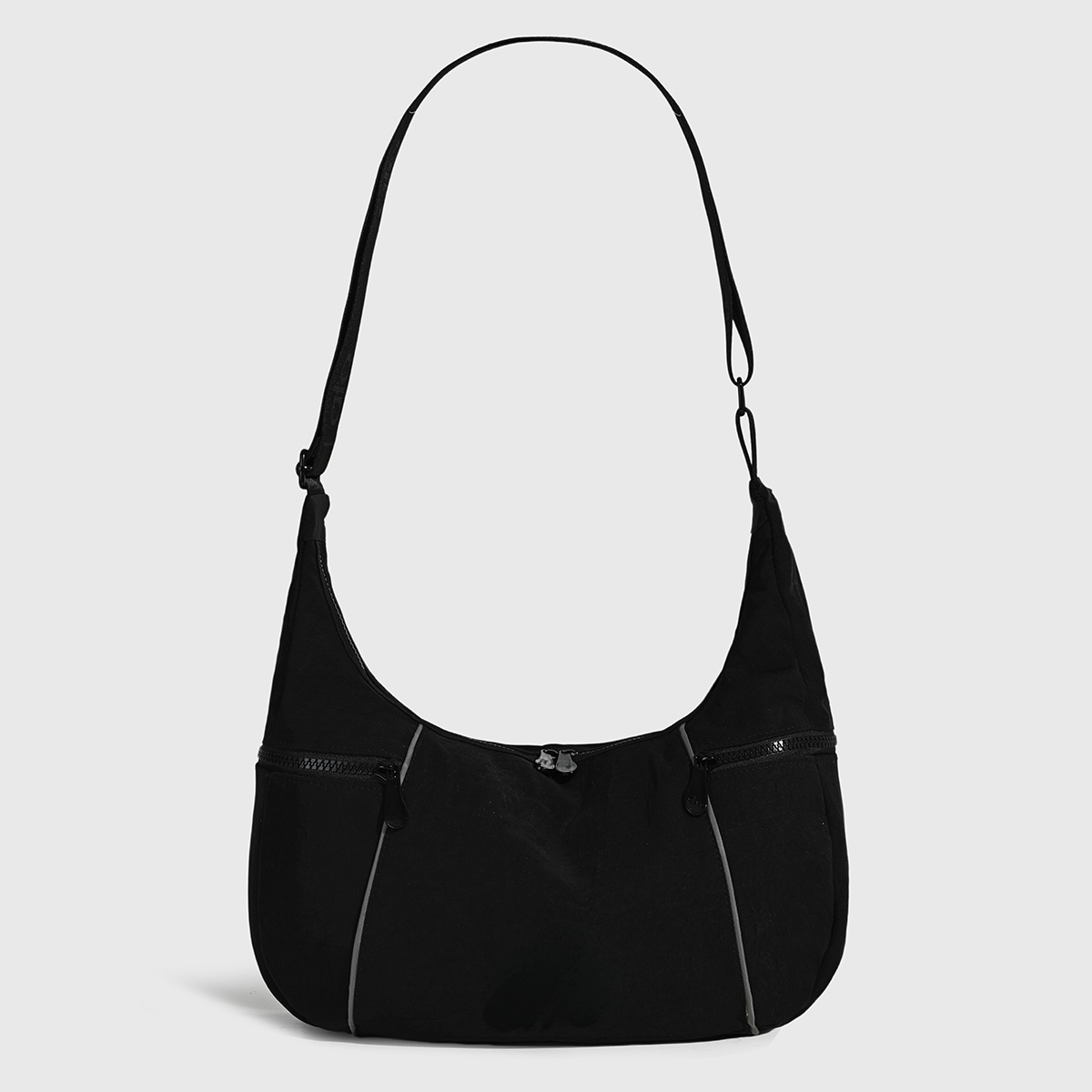#129 Women's new leisure fashion zipper sports crossbody bag
