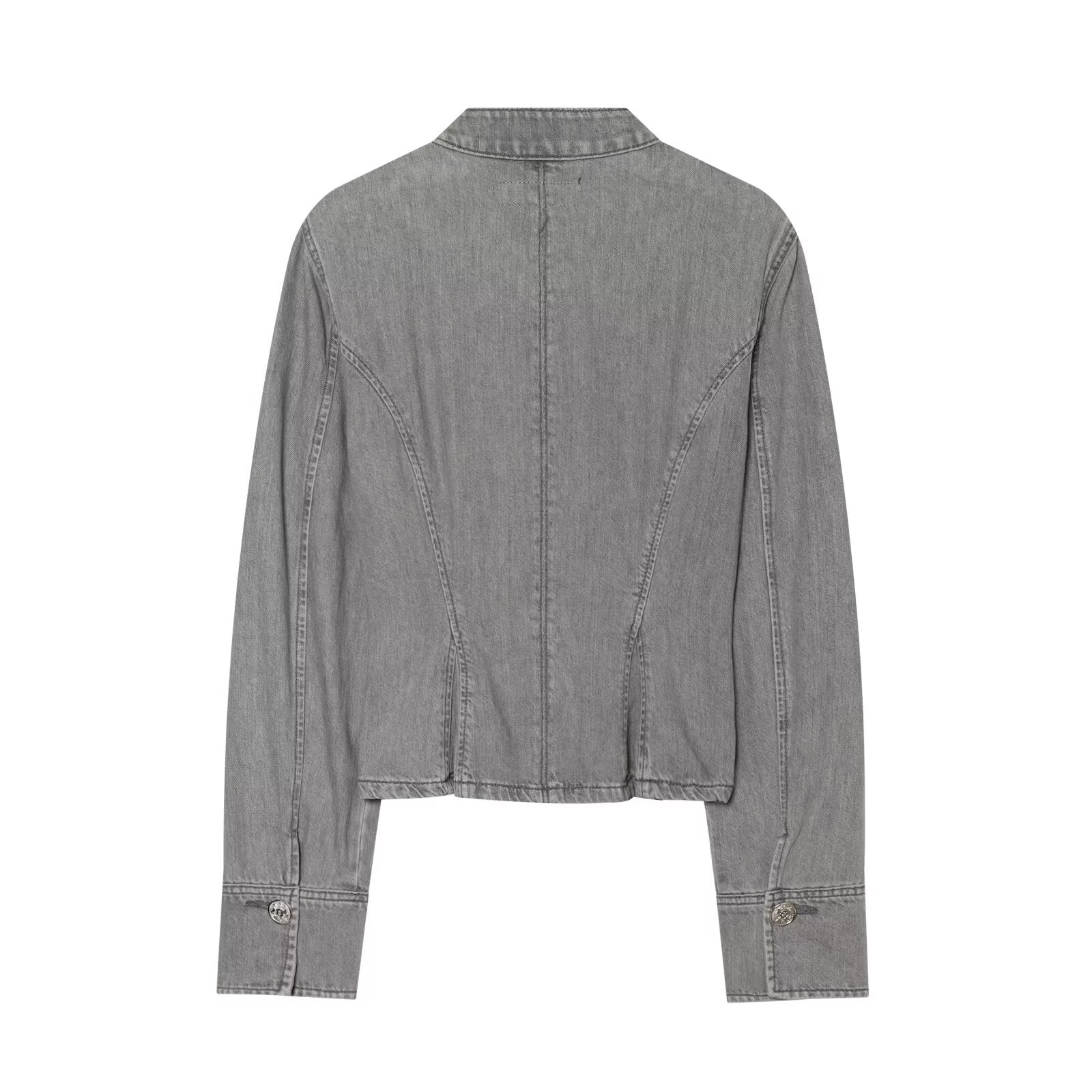 Women's short skirt style hem slim Coat