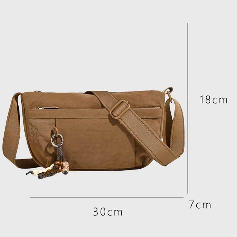 #139 Women's new casual fashion zipper lightweight shoulder crossbody bag