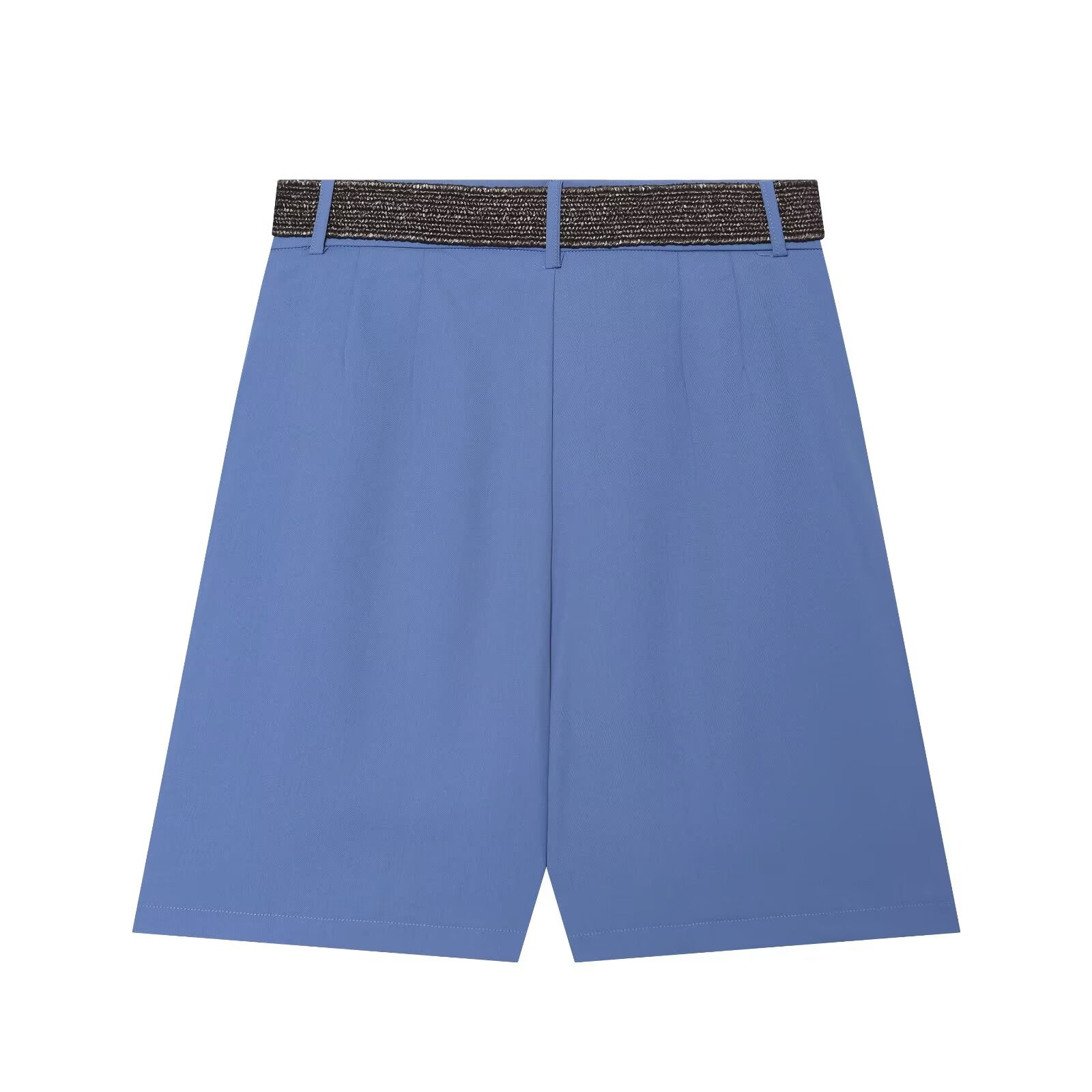 Women's With Belt pleated casual shorts